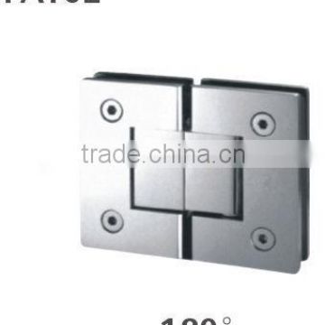180 Degree Glass to Wall Brass Glass Hinge