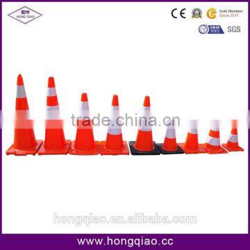 12/18/28/36 Inch Solid Fluorescent Orange Flexible PVC mini traffic cones