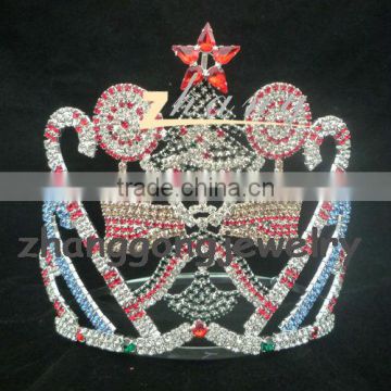 Newest beauty design Christmas pageant tiara