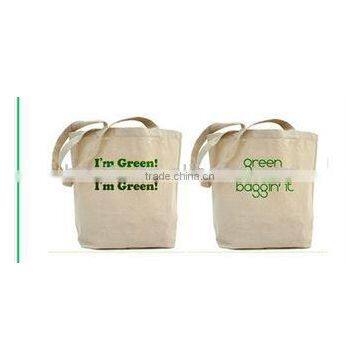 Foldable fashion wordart recycled cotton shopping bag