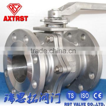 2PC 4 Inch Floating Stainless Steel Flange Ball Valve in JIS