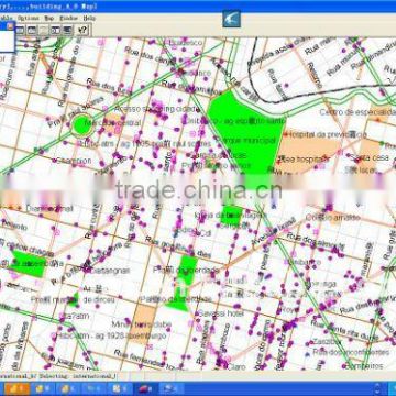 Brazil vector digital mapinfo map