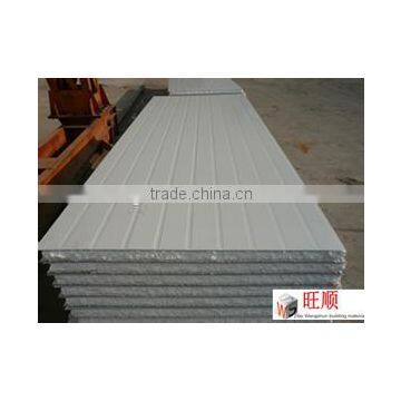 glazed 5 ribs insulated eps sandwich roofing and wall panel