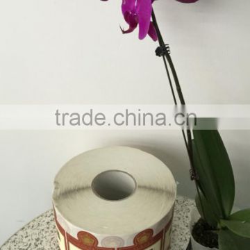 Low price and high quality paper material red wine labels printed adhesive stickers in roll