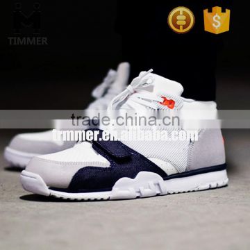 2016 White-Blue Air Fashion Trainers Shoes with School shoes