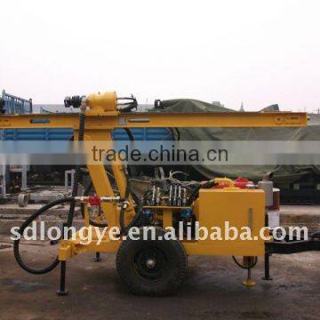 small mobile water well drilling rig(CTQ-L100Y)