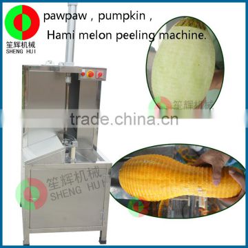 stainess steel automatic pawpaw peeling machine high speed watermelon peeler shenghui pumpkin peeling machine