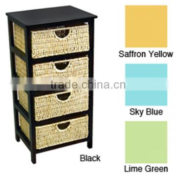 HOT High Quality wooden storage wicker cabinet wholesale