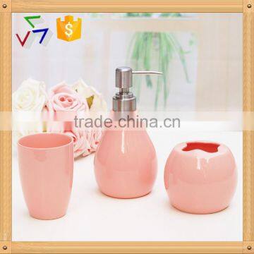 ceramic bathroom accessory set