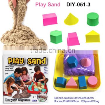 2015 DIY sand with The 6 pcs geometric graph sand Molds KIT!