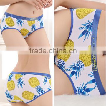Wholesale Super Soft Material 48% Cotton 47% Modal 5% Spandex High Stretch Band Sport Young Women Underwear