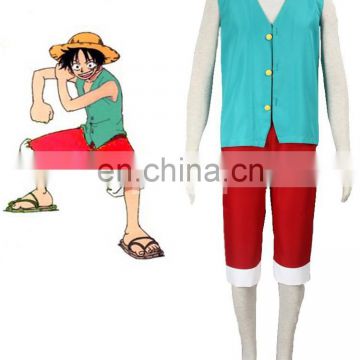 Rose team-Free Shipping One Piece Monkey.D.Luffy Green Anime Sexy Halloween Carnival Costume