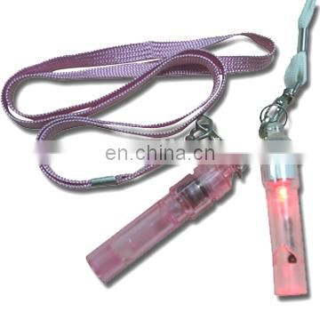 whistle with flashlight