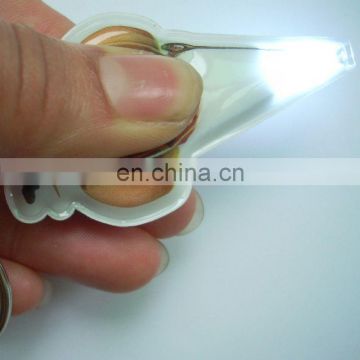 Made in China high quality cheap promotion Voltage led light keychain
