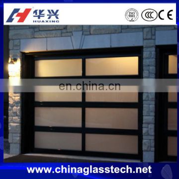 CE certafication anti-aging frost glass plastic roll up door