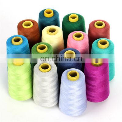 Best price supplies multi color cone winder machine spun polyester sewing thread 40/2