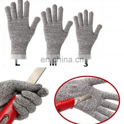 Food grade cut resistance gloves en388 level 5 for construction