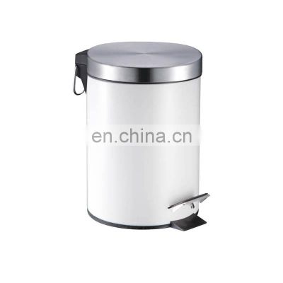 A series basic metal trash can competitive price stainless steel waste garbage bin soft close dustbin