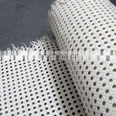 High quality with a half Open Weaving Mesh Raw Rattan Cane Webbing Materials using for Chair Table Ceiling Wall Decor Furniture