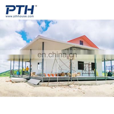 Prefab Philippines Villa Light Gauge Steel Villa High Quality Durable Metal Frame House Construction for Living