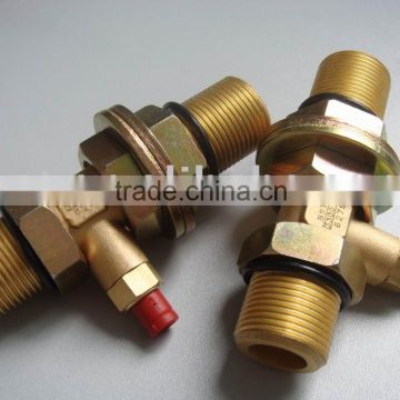 brass fittings (male and nylon hose), three ways