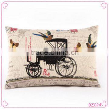 2016 most fashionable square size pillow printed pillow