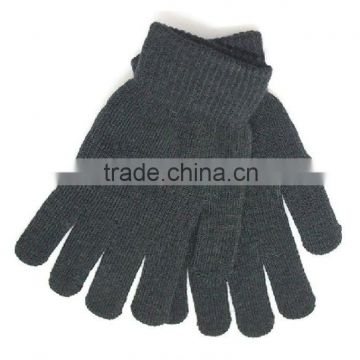 solid color blank acrylic knit gloves many colors custom