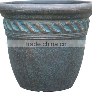cheap wholesale chinese ceramic glazed flower pot painting designs