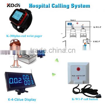Wireless Panic Button Emergency Calling System/Call System for Disabled and Elderly K-4-Cblue K-300plus-red K-W1-P