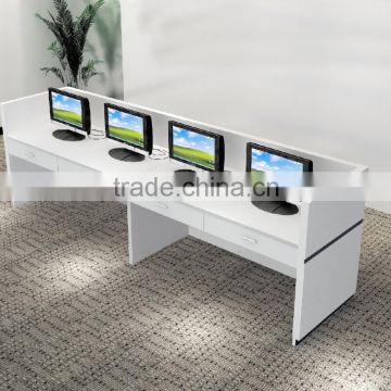high quality modern reception desk for 4 people factory sell directly QT3066