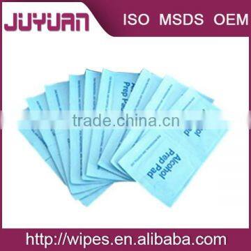 Disposable medical alcohol pads with 70% isopropyl alcohol