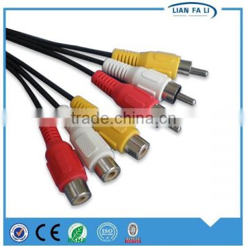 high quality audio cable braided audio cable rohs audio cable China japan sex video av rca cable
