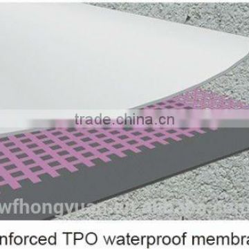 TPO waterproof membrance with fabric backing