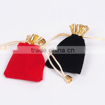 Professional velvet drawstring bag with aglets made in china                        
                                                                                Supplier's Choice