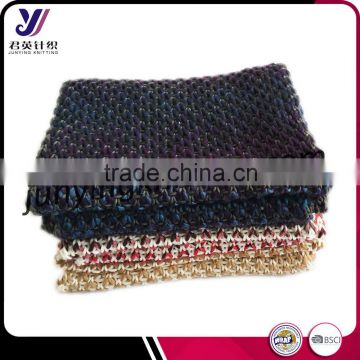 Fashionable cheap sale neckwarmer solid color knit infinity scarf loop scarf factory wholesale sales (accept custom)