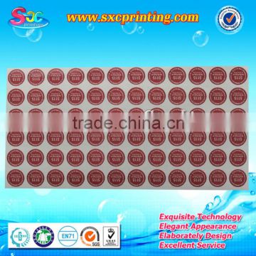 Customized sealing wax sticker , wax candle stickers , wax seal stickers
