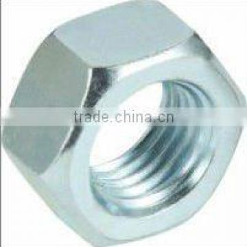 WHITE YELLOW ZINC PLATED DIN 934 HEX NUT