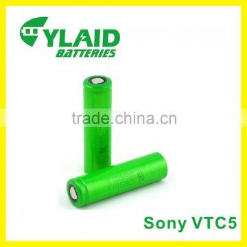 New In stock original authentic vtc5 2600mah high drain 18650 battery with factory price