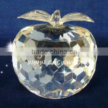 Beautiful Crystal Christmas Apple Ornaments For Christmas Favor
