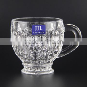 JJL CRYSTAL MUG JJL-3103 WATER TUMBLER MILK TEA COFFEE CUP DRINKING GLASS JUICE HIGH QUALITY
