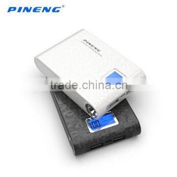 Pineng PN 913 10000mAh portable power bank with LED Light for xiaomi iphone