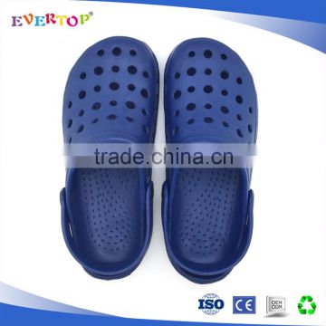 The latest fashional models of cheap wholesale for mens EVA slippers cheap unisex design navy blue garden shoes comfort clogs
