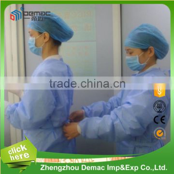 Nonwoven PP SMS Medical sterile disposable surgical Gown