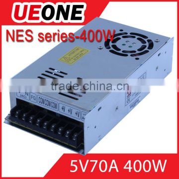 Hot sale 400w 5v 70a switching power supply CE factory price NES-400-5