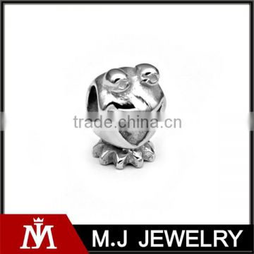 Silver Stainless Steel Frog Bead Bracelet Accessories