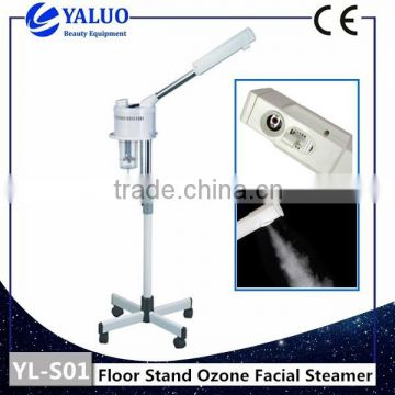 2 in 1 mini facial steamer with ozone and magnifying lamp