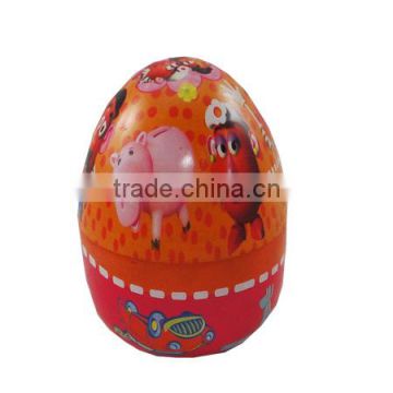 egg shaped container tin box wholesale