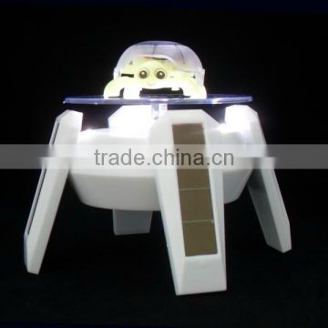 Solar Power Rotating Display Stand With 4 LED Light For Sale