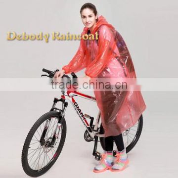 Useful Waterproof PE Riding Raincoat with Logo