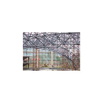 Long Span Galvanized Space Steel Frame Prefab Stadium Roof